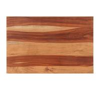 WRJENFSC Plateau de table en acacia 60 x 90 cm, 15-16 mm, marron miel, table de bureau, de cuisine, pour intérieur/extérieur