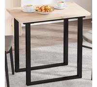 WRJENFSC Plateau de table en bois de pin - 80 x 50 x 2,5 cm - Non traité - Rustique - Table de bureau - Table basse - Cuisine - Extérieur - Table de jardin - Balcon