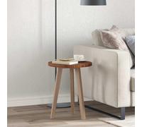 WRJENFSC Plateau de table en chêne massif marron clair Ø 40 cm Plateau en bois réversible pour cuisine, salle à manger et bureau Design moderne robuste et durable pour salon, couloir et chambre à