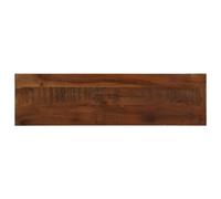 WRJENFSC Plateau de table rectangulaire en bois recyclé massif 120 x 40 x 2,5 cm comme plan de travail rustique ou plateau de table d'extérieur pour jardin, cuisine, bureau