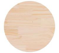 WRJENFSC Plateau de table rond en pin - Diamètre : 60 x 2,5 cm - Plaque en bois massif non traité - Design moderne - Robuste et durable - Pour table à manger, table basse, table de jardin, balcon et
