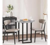 WRJENFSC Plateau de table rond gris Sonoma 70 x 70 x 1,5 cm en matériau à base de bois - Design moderne - Plan de travail robuste pour cuisine, salle à manger, balcon et extérieur