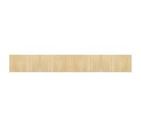 WRJENFSC Tapis en bambou - 60 x 400 cm - Naturel clair - Rectangulaire - Avec dessous antidérapant - Design moderne - Matériau robuste pour salon, chambre à coucher, salle à manger et couloir