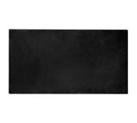 WRJENFSC Tapis en fourrure synthétique antidérapant Olite - Noir - 60 x 110 cm - Design moderne en peluche et surface douce comme du velours - Pour salon, chambre à coucher - Confort d'hiver