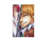 WRLIFWJXU Chainsaw Man Poster Toile Peinture à l'huile Peinture décorative Art Poster Peinture à suspendre pour la maison, le salon, la chambre à coucher, salle à manger, 40 x 60 cm, style sans cadre