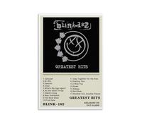 WRLIFWJXU Greatest Hits Blink-182Poster sur toile, peinture à l'huile décorative à suspendre, pour maison, salon, chambre à coucher, salle à manger, 60 x 90 cm, style sans cadre