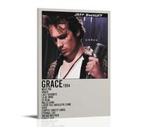 WRLIFWJXU Jeff Buckley GracePoster sur toile Peinture à l'huile Peinture décorative Art Poster Peinture à suspendre Maison Salon Chambre à coucher Salle à manger 20 x 30 cm Style cadre