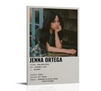 WRLIFWJXU Jenna Ortega Poster sur toile pour salon, chambre à coucher, salle de jeux, bureau - 50 x 75 cm - Style cadre