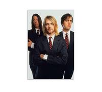 WRLIFWJXU Nirvana Poster sur toile Peinture à l'huile Décoration à suspendre Décoration Maison Salon Chambre Salle à manger 60 x 90 cm Sans cadre