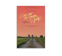 WRLIFWJXU Poster du film Call Me By Your Name - Décoration murale sur toile pour salon, chambre à coucher, salle de jeux, bureau - 40 x 60 cm - Style sans cadre