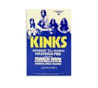 WRLIFWJXU The Kinks4Poster Toile murale sans cadre pour salon, chambre à coucher, salle de jeux, bureau - 50 x 75 cm