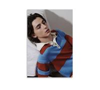 WRLIFWJXU Timothée Chalamet Poster sur toile Peinture à l'huile Peinture décorative Art Poster Peinture à suspendre Maison Salon Chambre Salle à manger 60 x 90 cm Sans cadre