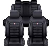 WRNHZNEW Housse Protection Siege Voiture pour Opel GT/Saturn Sky Roadster 2007-2010, Cuir Avant et Arrière Confortables Respirant Nonslip Housses Siège Imperméable Auto Ensembles Housses Siège,Black