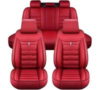 WRNHZNEW Housse Protection Siege Voiture pour Opel GT/Saturn Sky Roadster 2007-2010, Cuir Avant et Arrière Confortables Respirant Nonslip Housses Siège Imperméable Auto Ensembles Housses Siège,Red