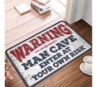 Wrning Tapis de bain Bohème avec tapis de bain Motif entrez à vos risques et périls