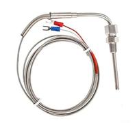 WRNT Sonde d'échappement thermocouple type K avec pointe filetée en acier inoxydable pour mesure du gaz 2 m