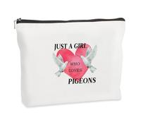 WRNZL Cadeau de pigeon pour femmes et filles, trousse de maquillage amusante sur le thème des pigeons, cadeau idéal pour Noël, anniversaire, fête des mères, Noël, Saint-Valentin, galentines, remise de