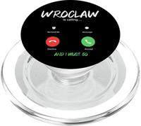 Wroclaw Appelle et Je Dois Aller en Pologne en Voyage PopSockets PopGrip pour MagSafe