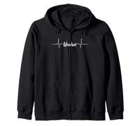 Wroclaw City Vibes | Esthétique Voyage Heartbeat Sweat à Capuche
