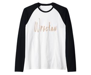 Wroclaw Pologne Design Vintage élégant Manche Raglan