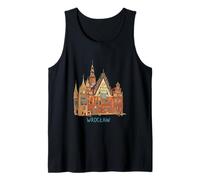 Wroclaw Pologne Souvenir de Voyage Ville monumentale Cadeau Débardeur