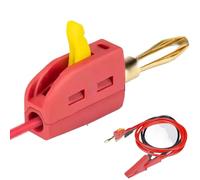 Wrohto Banana Plugs for Speaker Wire, Quick Connect Terminals, Stainless Steel 250v Speaker Connectors, Efficient Banana Jack Adapters for Easy Installation, Ideal for Audio Systems, 0.31x1.71 Inches