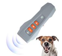 Wrohto Dispositifs anti-aboiements pour chiens, outil de dressage à ultrasons, appareils anti-aboiement rechargeables, contrôle des aboiements à longue portée, outils professionnels de comportement