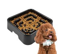 Wrohto Gamelle pour chien à alimentation lente, gamelle pour chien pour mangeurs rapides, mangeoire lente antidérapante, passe au lave-vaisselle, gamelle pour chien labyrinthe, gamelle pour chien de