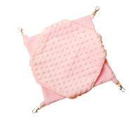 Wrohto Hammock for Guinea Pigs, Hamster Hammock Bed, Ferret Bed Hammock, Chinchilla Bed Swing, Squirrel Bed Hammock, Double Layer Chinchilla Hammock, Small Animal Cage Accessories, Cozy Pet Hammock