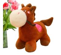 Wrohto Plush Animal Stuffed Horse Doll, Soft Huggable Companion, Plush, PP Cotton Perfect Calm Down Decoration for Couch, Car Seat, for Sisters, Friends, Girlfriend, Boys, and Girls, 9.06 inches