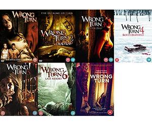Wrong Turn 1 - 7: Wrong Turn / Wrong Turn 2: Dead End / Wrong Turn 3 - Left For Dead / Wrong Turn 4: Bloody Beginnings / Wrong Turn 5: Bloodlines / Wrong Turn 6: Last Resort / Wrong Turn 2021