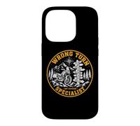 Wrong Turn Specialist Moto Adventure ADV Biker Vintage Coque pour iPhone 14 Pro