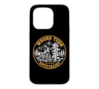Wrong Turn Specialist Moto Adventure ADV Biker Vintage Coque pour iPhone 15 Pro