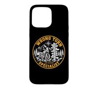 Wrong Turn Specialist Moto Adventure ADV Biker Vintage Coque pour iPhone 15 Pro Max