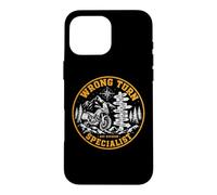 Wrong Turn Specialist Moto Adventure ADV Biker Vintage Coque pour iPhone 16 Pro Max