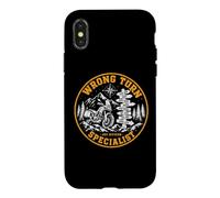 Wrong Turn Specialist Moto Adventure ADV Biker Vintage Coque pour iPhone X/XS