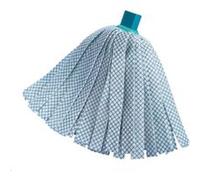 Leifheit Tête de Rechange Classic Wringmop, Tête de Balai en Viscose et Polyester pour Les Taches tenaces sur Les sols en carrelage et en Pierre, Viscose Extra absorbante, Tête de Mop Lavable à 60°C