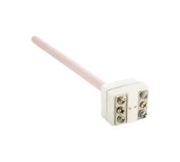 WRP-100 four expérimental four à moufle thermocouple tube de corindon petit platine rhodium type S thermocouple électrique tige de mesure de la température(L-250MM)