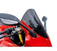WRS RACE FUMEE NOIR BULLE +60MM POUR DUCATI PANIGALE V2 / S 2025-2026
