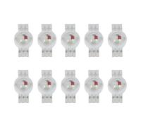 Wrtysully 10 PièCes SéRies 3X3W Haute Puissance RVB Rouge Vert Bleu LED Lampe à éConomie D'éNergie Lampe Perles Ampoules 6PIN 45MIL 3W Puce Haute Puissance