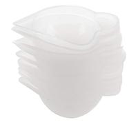 Wrtysully 10 PiÈCes Tasse De Moule en Silicone Distributeur DIY ÉPoxy RÉSine pour Outil De Fabrication De Accessoire De Moule DIY À Modulation De Couleur