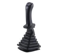 Wrtysully 3 Boutons Pelle Joystick Assy PoignéE Engrenages avec Cache-PoussièRe pour Doosan DX150 215 225 300 370-9C Gauche