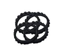 Wrtysully 4 PièCes Pneus SéRies Convient pour Roues D'Aspirateur Robot pour SéRie 500600700800 I7 S9 PièCes de Rechange de Roue
