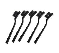 Wrtysully 5 x Trois rangees Brosse Antistatique Noire de poignee Plastique