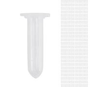 Wrtysully 500 PièCes 2Ml Micro-Centrifugeuse Tube Tube à Essai Flacon Flacons en Plastique Transparent Conteneur Bouchon à Pression pour Le Stockage des éChantillons de Laboratoire