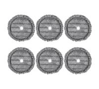 Wrtysully 6 PièCes Tampons de Vadrouille de Remplacement Chiffons pour A9 Chiffon de Vadrouille à Vapeur Aspirateur Robot Machine de Nettoyage Chiffon de Nettoyage PièCes de Rechange