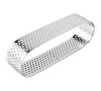 Wrtysully 8 PièCes Moules à Ovale Mousse à Dessert FrançAis Anneau de Aux Fruits Anneau de Quiche Moule à Gâteau, Anneau de Mousse à en Acier Inoxydable