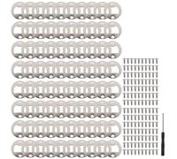 Wrtysully 80 Ensembles de Kits D'Insertion D'Ouvre-Bouteille de Bricolage, Accessoires de PièCes de MatéRiel D'Ouvre-Bouteille de BièRe pour L'Ouvre-Bouteille de Moule en RéSine