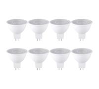 Wrtysully 8PCS 7W MR16 LED Ampoule Base GU5.3 6000K 520LM Lumière Blanche pour Lumière de Plafond Rail Light Utilisation à Domicile Bulb