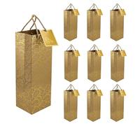 Wrtysully à Vin, à Vin en Papier Kraft 10 de Vin à Cadeau avec PoignéEs, à Vin en Bouteille en Vrac pour NoëL, FêTe, Shopping, Vente au DéTail